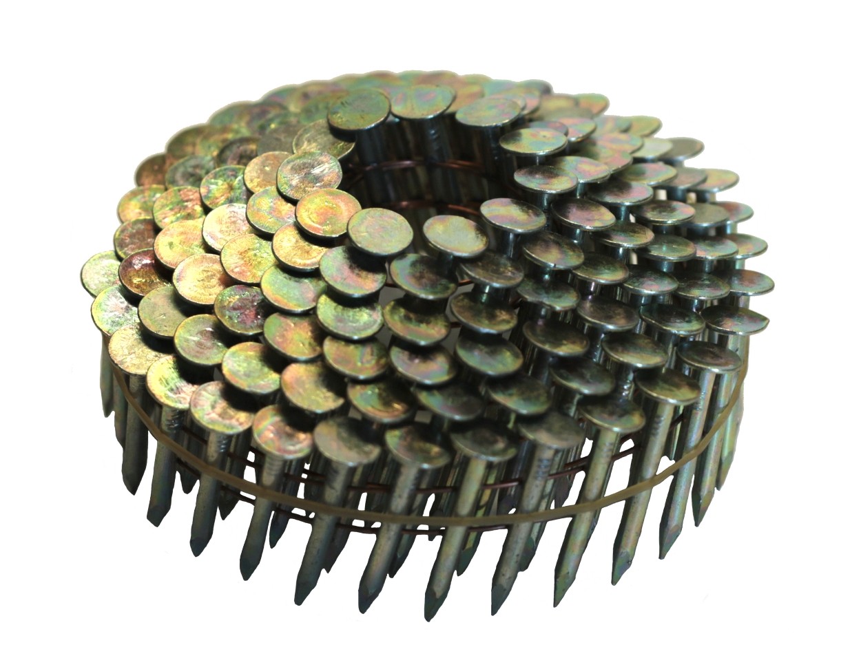 1-1/2" x .120 Galvanized Coil Roofing Nails