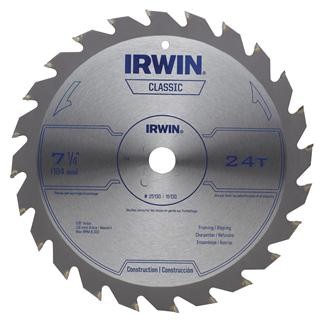 Irwin 25130 7-1/4" x 24T Framing Circular Saw Blade