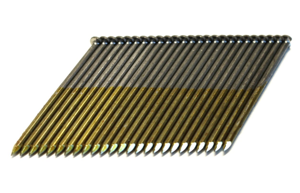 3" x .120 Ring Clipped Head Hot Dipped Galvanized Wire Strip Nails