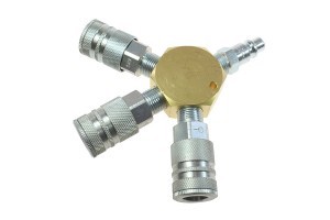 Coilhose 3133-58C Tri-Manifold Hex 3/8" Fitted