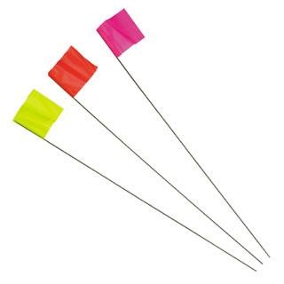 Irwin 64102 Glo Lime Stake Flag (100 per bundle)