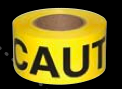 Radians BTPY101K2 1000' Yellow Caution Tape