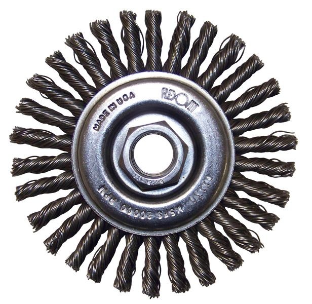 Flexovit C1130 4" x 1/4" Wire Brush Wheel