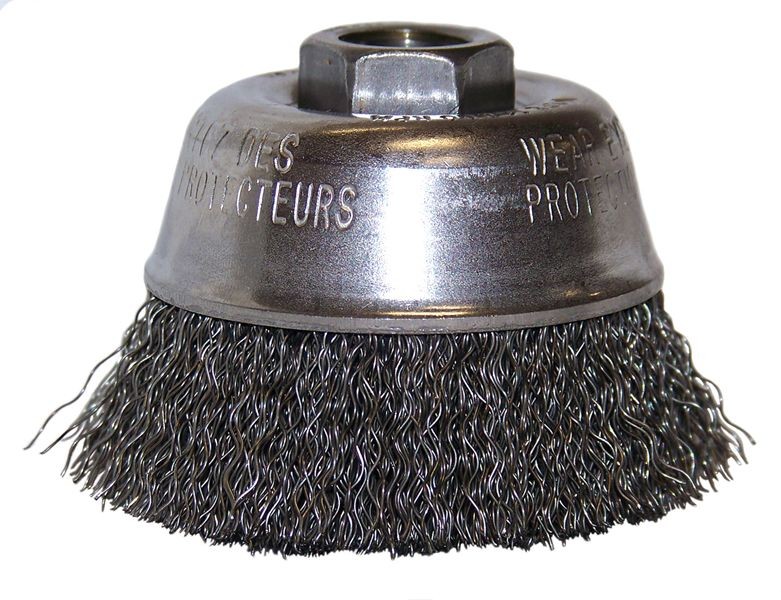 Flexovit C1690 2-3/4" Crimped Cup Wire Brush