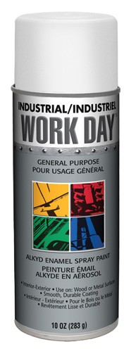 Krylon A04406007 Work Day Yellow Enamel Spray Paint