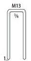 3/8" Crown x 1" Leg 18 Gauge Galvanized Sencote