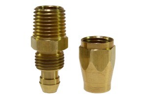 Coilhose PRM0404 Polyurethane 1/4"  x 1/4" MPT Reusable Fitting