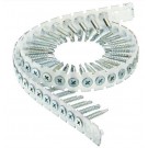 #8 x 1" Wood to Heavy Steel #2 Phillips Reduced Wafer Drill Clear Zinc