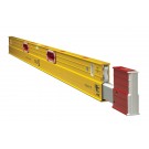 Stabila 34610 Type 106TM Magnetic Plate Level - Extends 6' to 10'