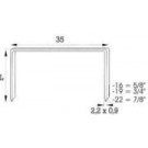 A58 1-3/8" Crown x 5/8" Leg 