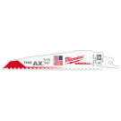 Milwaukee 48005021 6" x 6TPI Ax Sawzall Recip Blades