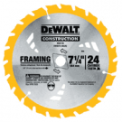 Dewalt DW3578 7-1/4" x 24T Framing Circular Saw Blade