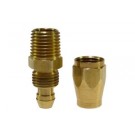 Coilhose PRM0404 Polyurethane 1/4"  x 1/4" MPT Reusable Fitting