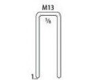 3/8" Crown x 1" Leg 18 Gauge Galvanized Sencote